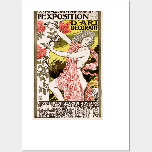 Vintage Advertising Poster France Exposition dart Decoratif Wall Art by vintagetreasure